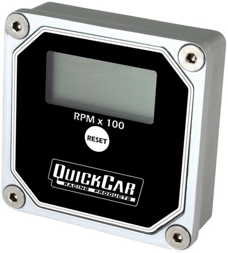 [QCR611-100] Quickcar LCD Recall Tach Black - 611-100