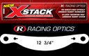 Racing Optics Laminated Tearoffs X-Stack 10, Clear for Simpson Shark- 10209C