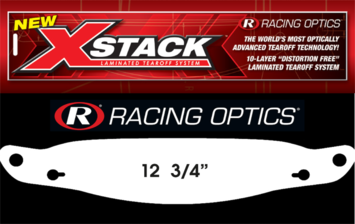 Racing Optics X-Stack Tearoffs, Clear, Arai GP-6s, - 10218C