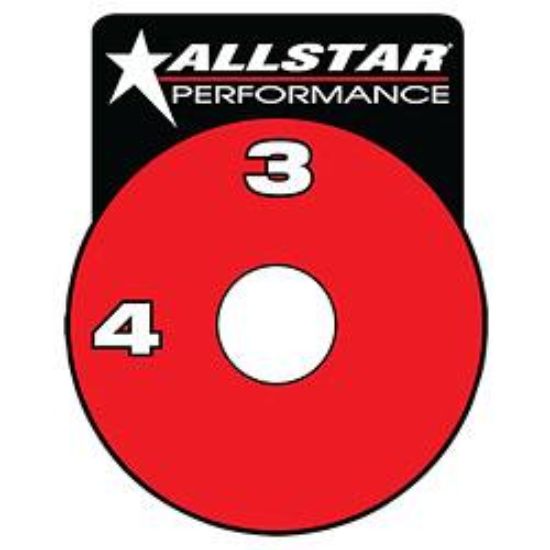 Allstar Performance - RF Brake Shut-Off Valve Decal - 48011
