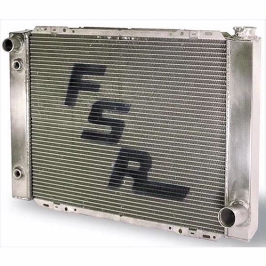 FSR 27" X 19" Aluminum Radiator Double Pass -16AN 2719D2-16