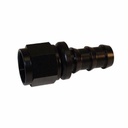 Performance Fittings Push-On Hose Fitting, Straight, -6 -1512BLK