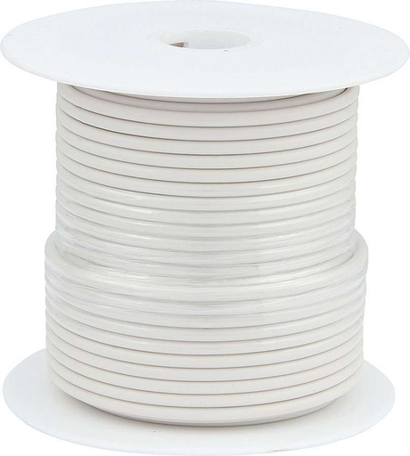 [ALL76512] Allstar Performance - 20 AWG White Primary Wire 100ft - 76512