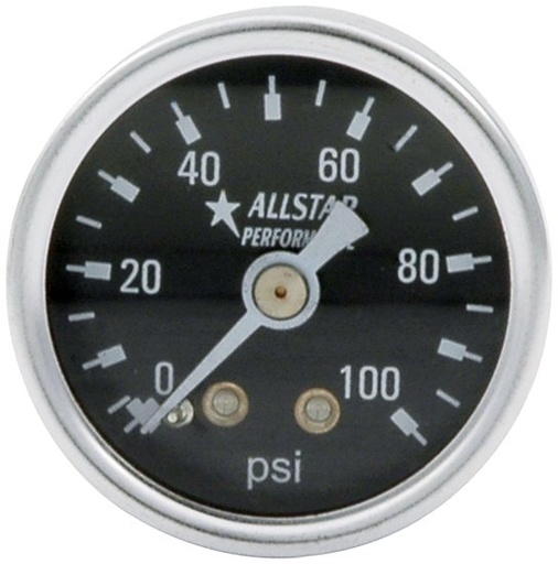 [ALL80216] Allstar Performance - 1.5in Gauge 0-100 PSI Dry Type - 80216
