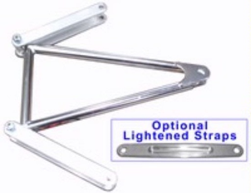 [XXXSC-SU-0004] Triple X 13 5/8" Jacobs Ladder w/straps. Plated - SC-SU-0004
