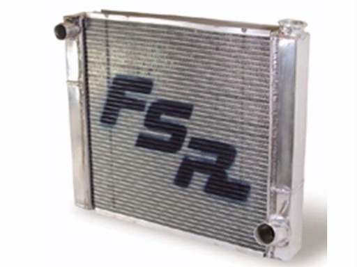 [FSR2219D2] FSR 22" x 19" Two Row Double Pass Aluminum Radiator -2219D2