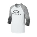 Oakley Kicker Raglan Shirt, Heather Grey Small - 452230-24G-S