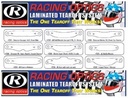 Racing Optics Laminated Tearoffs SpeedStack 7, Clear for Impact Vapor /Charger - 7230C